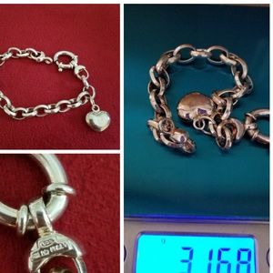 Jewelry - SILVER 925 BRACELET WITH HEART CHARM Jewelry - SILVER 925 BRACELET WITH HEART CHARM